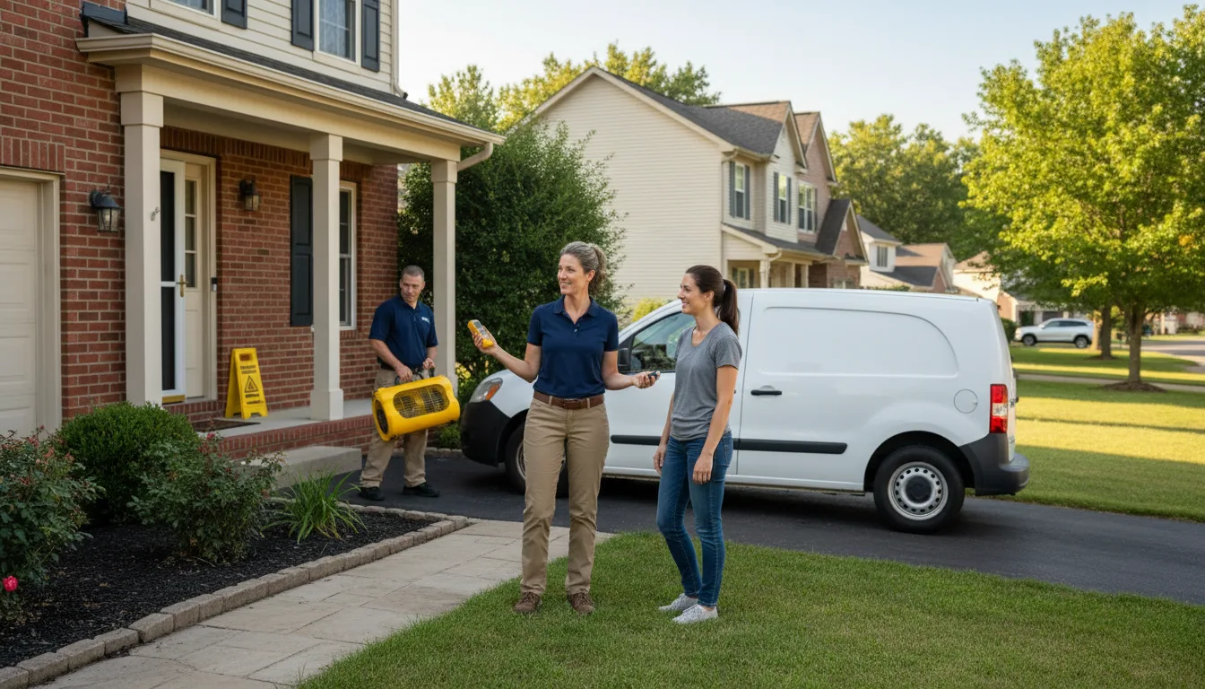 Water restoration image for Water Damage & Restoration Services in Accomac, VA